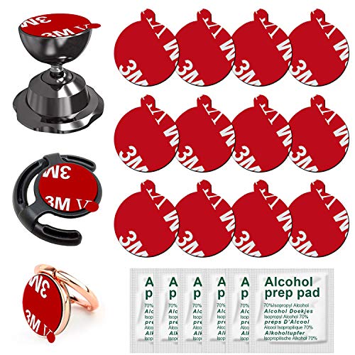 Very High Bond Sticky Adhesive Round Adhesive Tape for Car Magnetic Phone Holder Base & Phone Ring Holer Base AZXYI 12 PCS Double Side Stickers Adhesive Replacement Compatible with Socket Mount Base Very High Bond Sticky Adhesive Round Adhesive Tape for Car Magnetic Phone Holder Base & Phone Ring Holer Base AZXYI 12 PCS Double Side Stickers Adhesive Replacement Compatible with Socket Mount Base